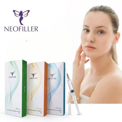 Neofiller क्रॉस-लिंक्ड हाइलूरोनिक एसिड डर्मल फिलर इंजेक्शन योग्य जेल चिन लिप फिलर फेशियल वॉल्यूम वृद्धि