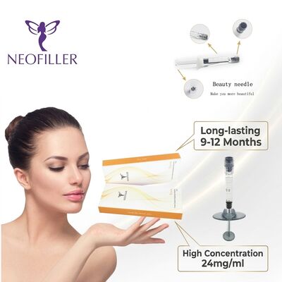 Neofiller क्रॉस-लिंक्ड हाइलूरोनिक एसिड डर्मल फिलर इंजेक्शन योग्य जेल चिन लिप फिलर फेशियल वॉल्यूम वृद्धि