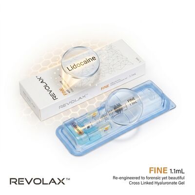 Revolax गहरी नासोलाबियल फोल्ड फिलर मोनोफेसिक क्रॉस-लिंक्ड हाइलूरोनिक एसिड डर्मल फिलर 1.1ml 24mg/ml