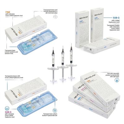 Revolax Fine Forehead Filler Monophasic Hyaluronic Acid Dermal Filler 1.1ml माथे की रेखा सुधार के लिए
