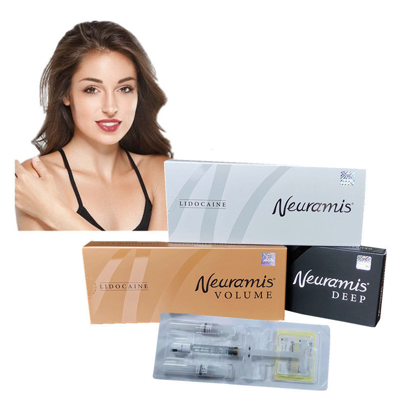 माथे का चेहरा न्यूरैमिस त्वचीय भराव होंठ सुधार झुर्रियाँ Hyaluronic एसिड