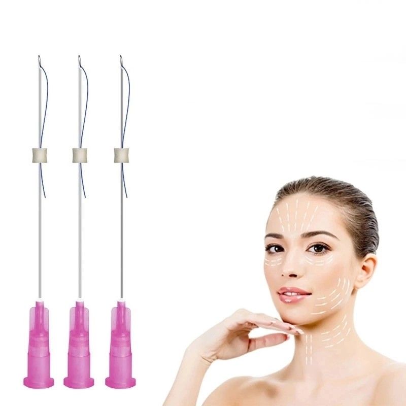 PCL Pdo आइब्रो लिफ्ट फेशियल थ्रेडिंग फेस लिफ्ट 4d 6d मोनो स्क्रू 30G 25MM