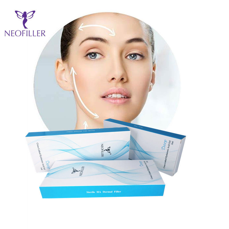 कमरे के तापमान पर भंडारण के लिए स्टेरिल सिरिंज में 24mg/Ml Hyaluronic Acid Dermal Filler