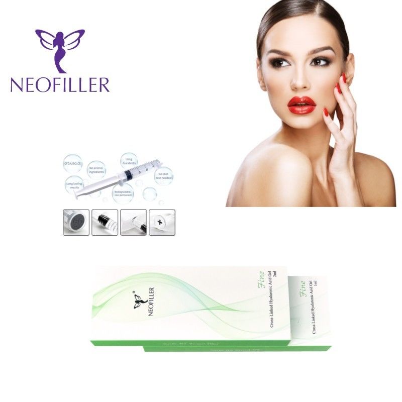 Neofiller 5ml Hyaluronic Acid Dermal Filler 24mg-ml इंजेक्शन योग्य जेल सिरिंज फेशियल रियुनेशन बढ़ाने वाला