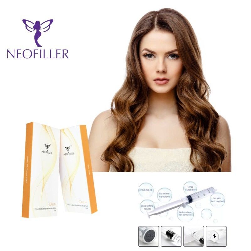 Neofiller 24mg-ml Hyaluronic Acid Dermal Filler इंजेक्शन योग्य जेल झुर्रियों को कम करने के लिए चेहरे को बढ़ाने के लिए