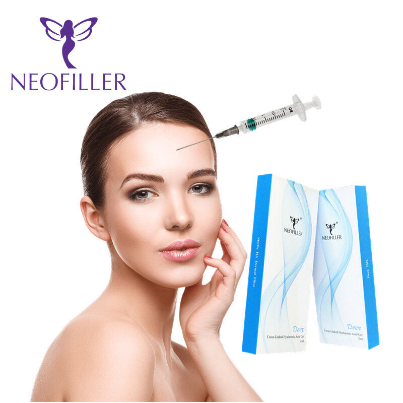पारदर्शी 24mg-ml Hyaluronic Acid Dermal Filler इंजेक्शन योग्य जेल 9-12 महीने दीर्घायु चेहरे का इंजेक्शन
