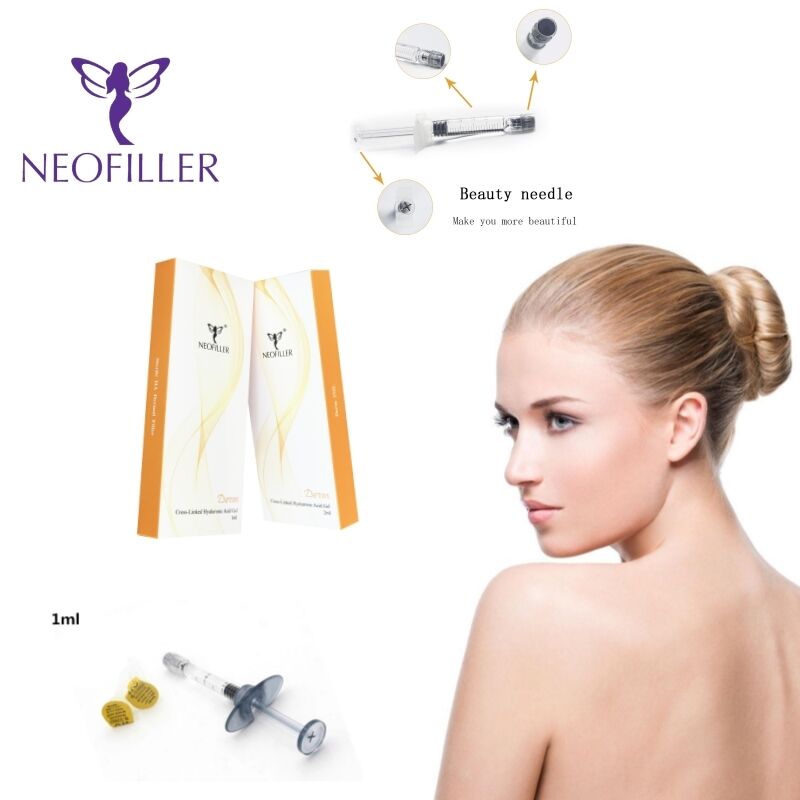 9-12 महीने की दीर्घायु के लिए क्रॉस-लिंकिंग तकनीक के साथ 24mg/ml हयालूरोनिक एसिड डर्मल फिलर