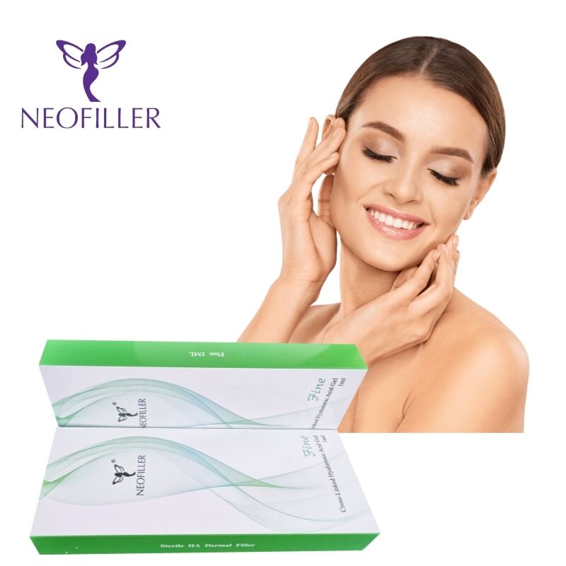 Neofiller 2ml Hyaluronic Acid Dermal Filler 24mg-ml इंजेक्शन योग्य जेल चेहरे नाक होंठ वृद्धि बढ़ाने वाला