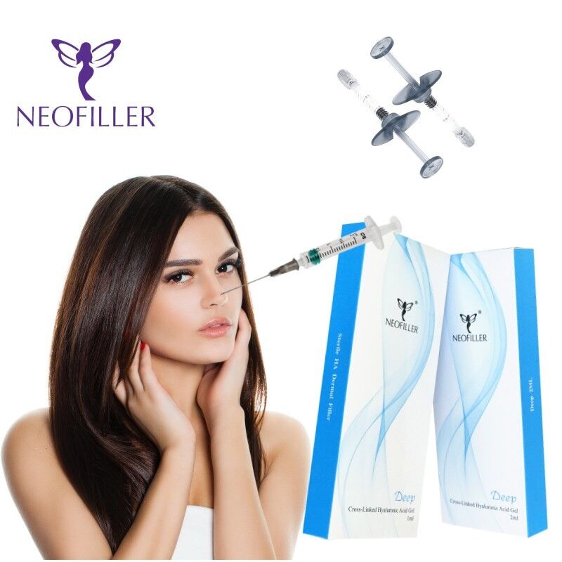 24mg-ml Hyaluronic Acid Dermal Filler 1ml हाइपोडर्मिक इंजेक्शन झुर्रियों को कम करने के लिए फेशियल कॉन्टूरिंग इंजेक्शन योग्य जेल