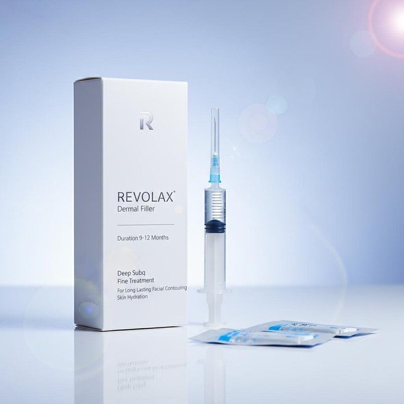 अवधि 9-12 महीने Revolax Dermal Filler Deep Subq लंबे समय तक चलने वाले चेहरे के रूपरेखा और त्वचा हाइड्रेशन के लिए ठीक उपचार