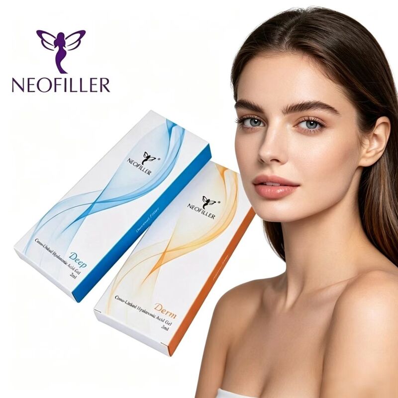 Neofiller क्रॉस-लिंक्ड हाइलूरोनिक एसिड डर्मल फिलर इंजेक्शन योग्य जेल चिन लिप फिलर फेशियल वॉल्यूम वृद्धि