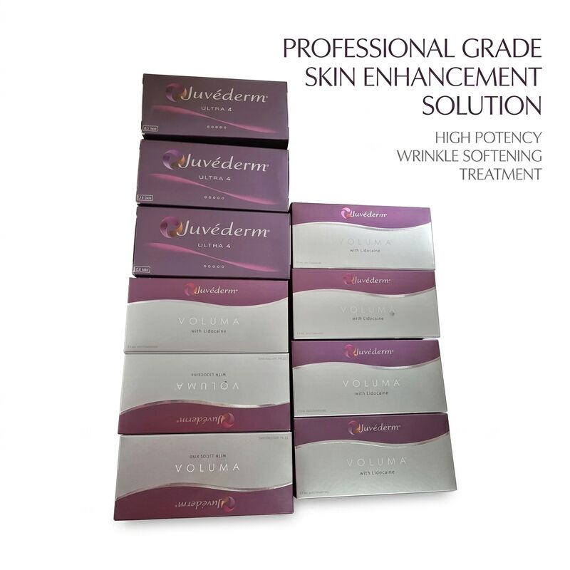 सिरिंज की मात्रा 1ml सिरिंज Juvederm Dermal Filler सुरक्षा प्रदान करता है अवधि 9 से 12 महीने त्वचा कायाकल्प के लिए आदर्श