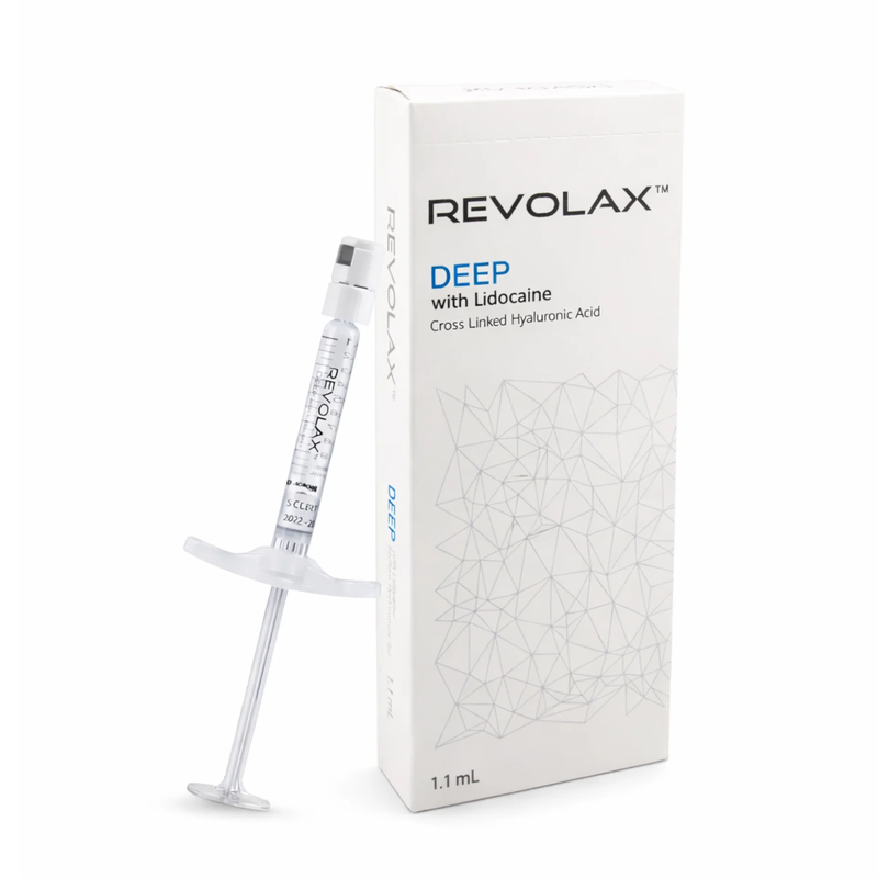 फ्रीजिंग से बचें Revolax Dermal Filler Fine Deep Sub Q Concentration 20 mg per mL गहरे चेहरे के वॉल्यूम और झुर्रियों के उपचार के लिए इंजेक्शन योग्य